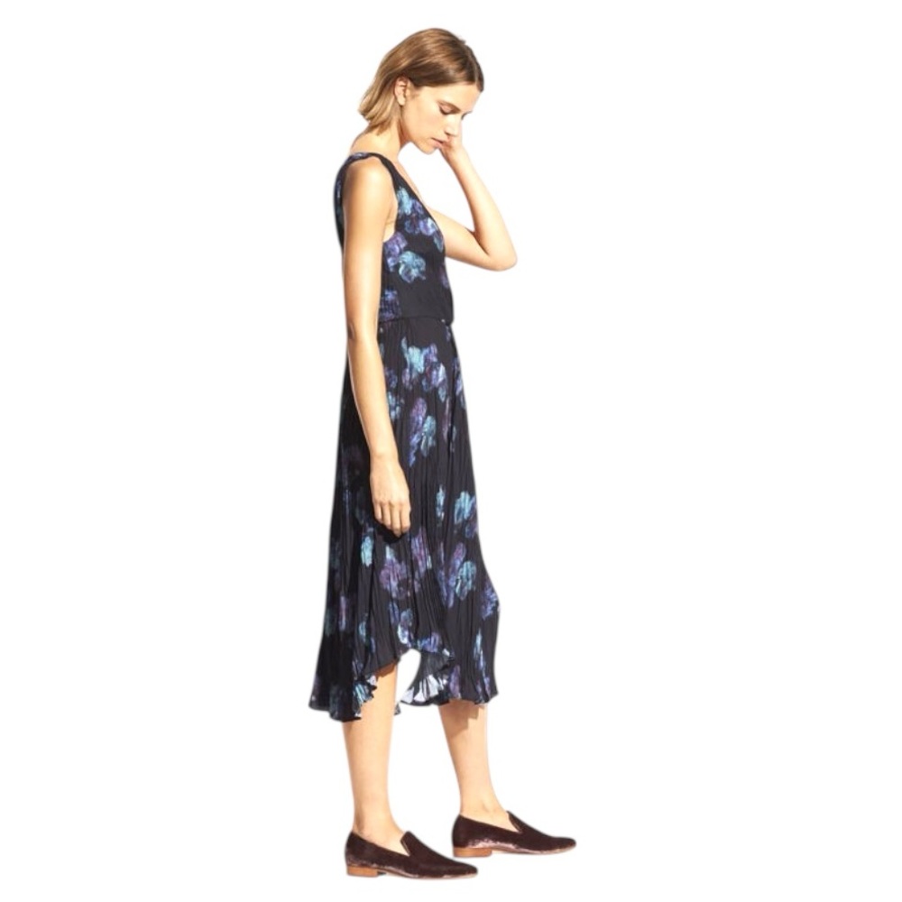 NWT Vince Floral Twist Dress - Picture 2 of 7